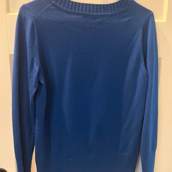 Banana Republic Blue Merino wool Sweater - Picture 4 of 9